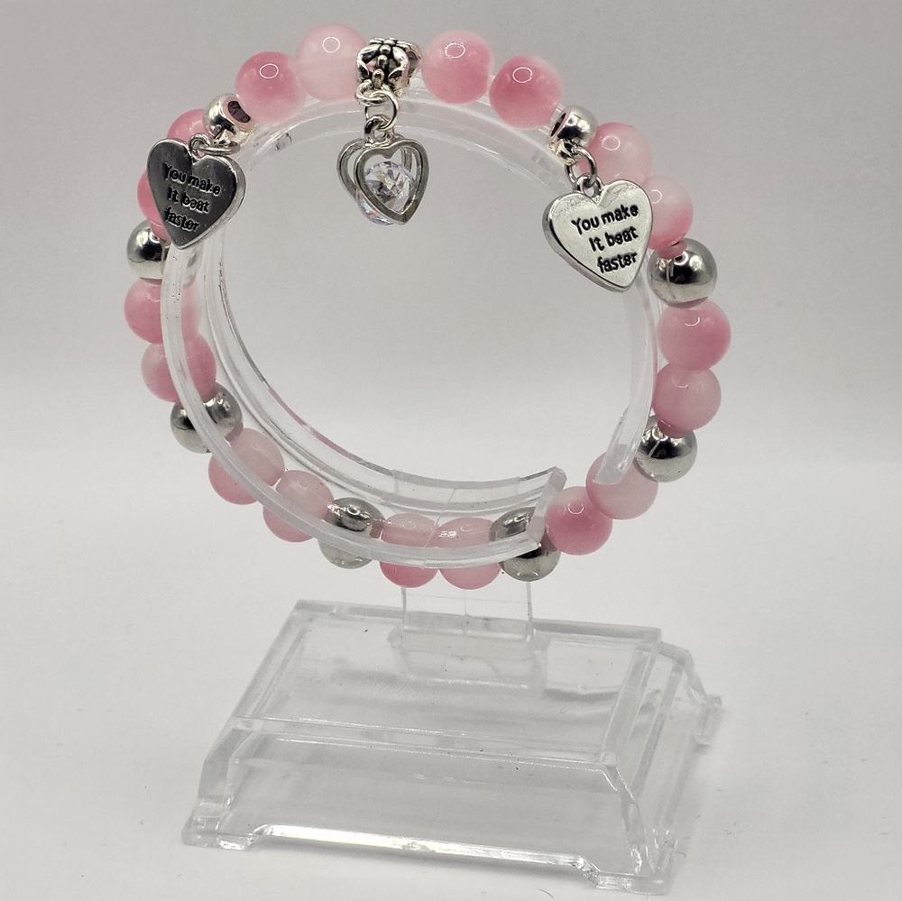 🍍 Heart Charm Bracelet